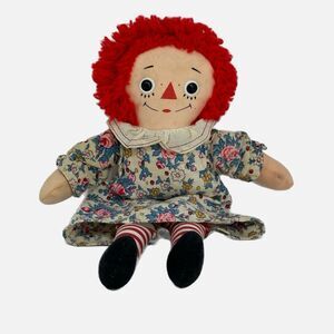 Vintage Raggedy Ann Doll Knickerbocker 14" with HEART MARK